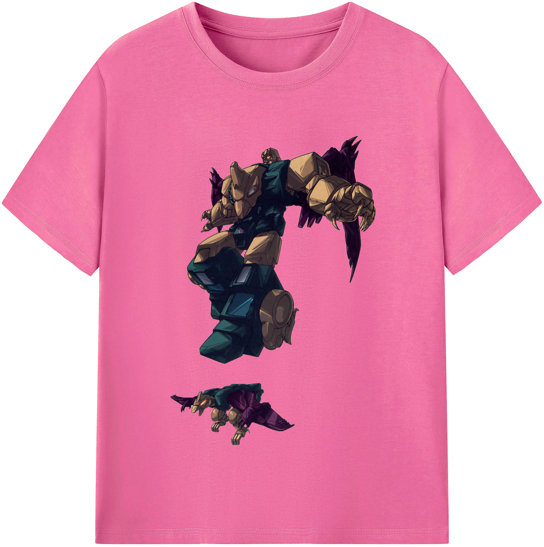 （画像用）  レディースカジュアルプリントTシャツ（綿100％）